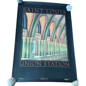 VTG St. Louis Union Station Poster William E. Mathis Photography Exhibit READ